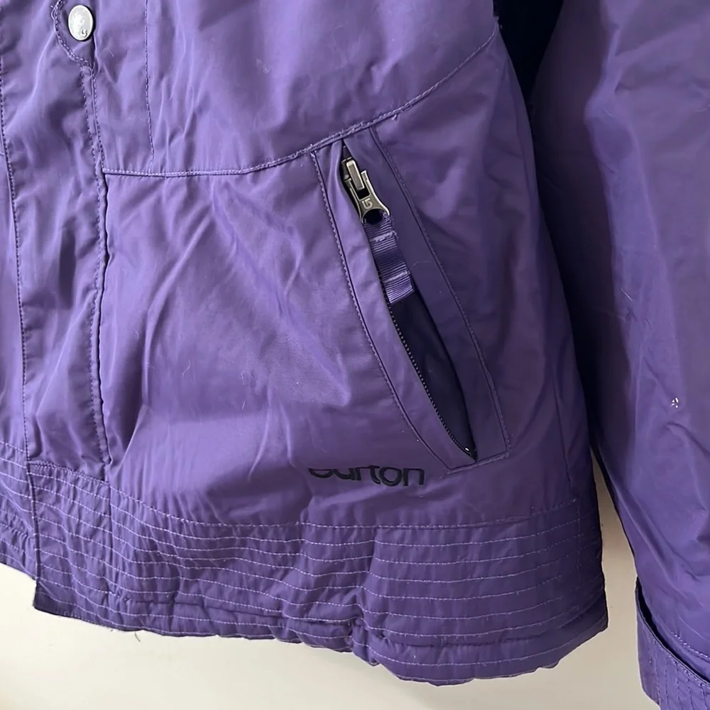 Burton Dry Ride Purple Snow Ski Snowboard Jacket Size Medium - Picture 15 of 16